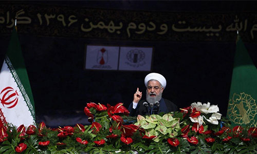 El presidente de Irán, Hasan Rohani